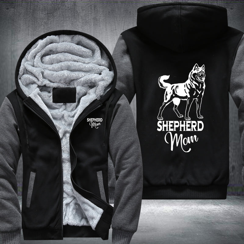 SHEPHERD MOM DOG Fleece Hoodies Jacket