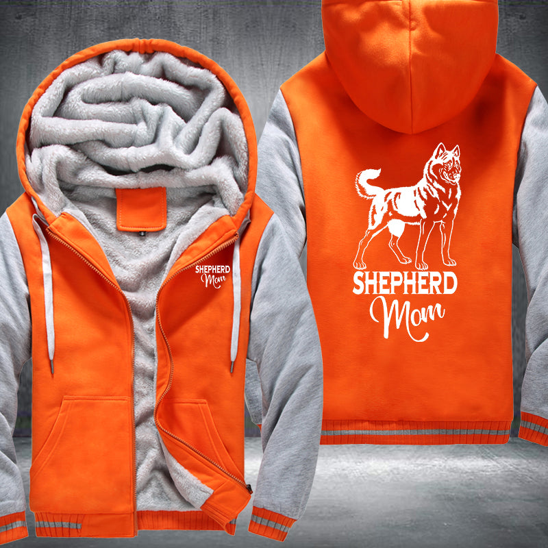 SHEPHERD MOM DOG Fleece Hoodies Jacket