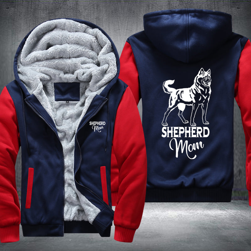 SHEPHERD MOM DOG Fleece Hoodies Jacket