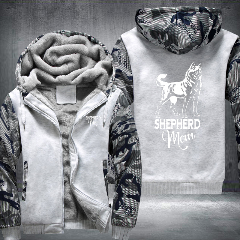 SHEPHERD MOM DOG Fleece Hoodies Jacket