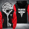 Nurse printed Fleece Hoodies Jacket