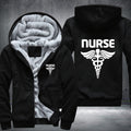 Nurse printed Fleece Hoodies Jacket