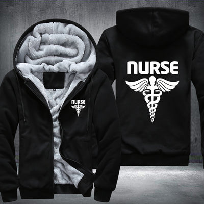 Nurse printed Fleece Hoodies Jacket