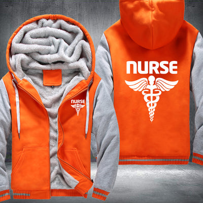 Nurse printed Fleece Hoodies Jacket