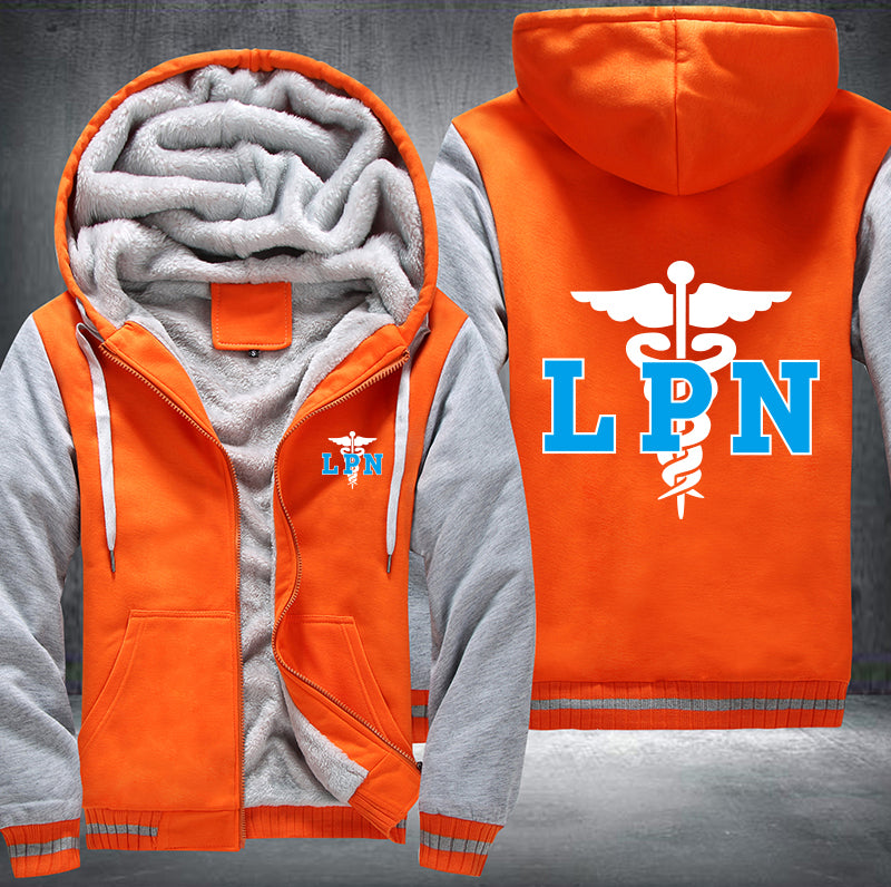 Licensed Practical Nurse LPN printed Fleece Hoodies Jacket