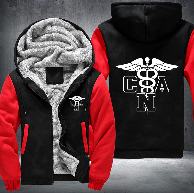 Certified nursing assistants CNA printed Fleece Hoodies Jacket