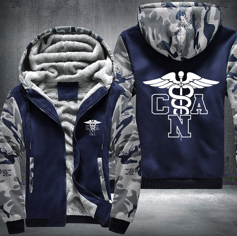 Certified nursing assistants CNA printed Fleece Hoodies Jacket