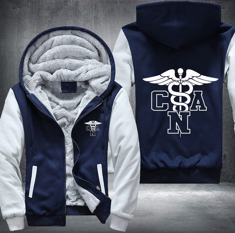 Certified nursing assistants CNA printed Fleece Hoodies Jacket