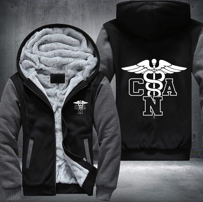 Certified nursing assistants CNA printed Fleece Hoodies Jacket