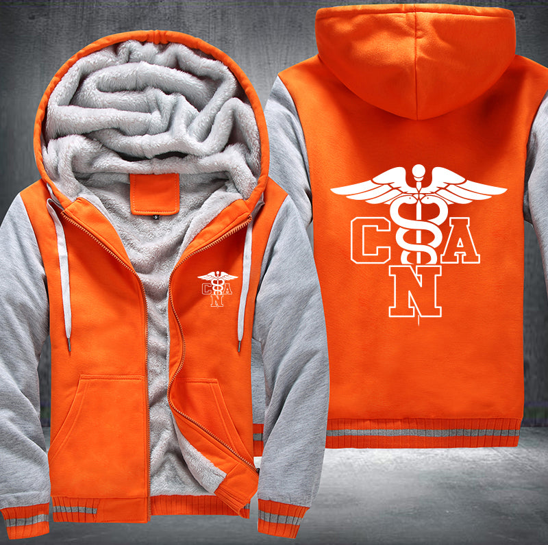 Certified nursing assistants CNA printed Fleece Hoodies Jacket