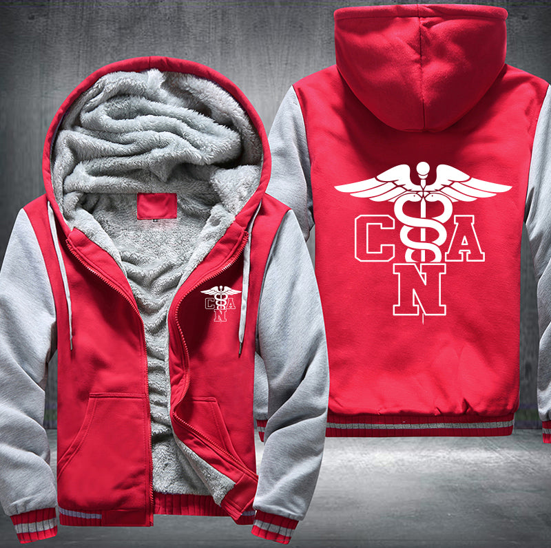 Certified nursing assistants CNA printed Fleece Hoodies Jacket