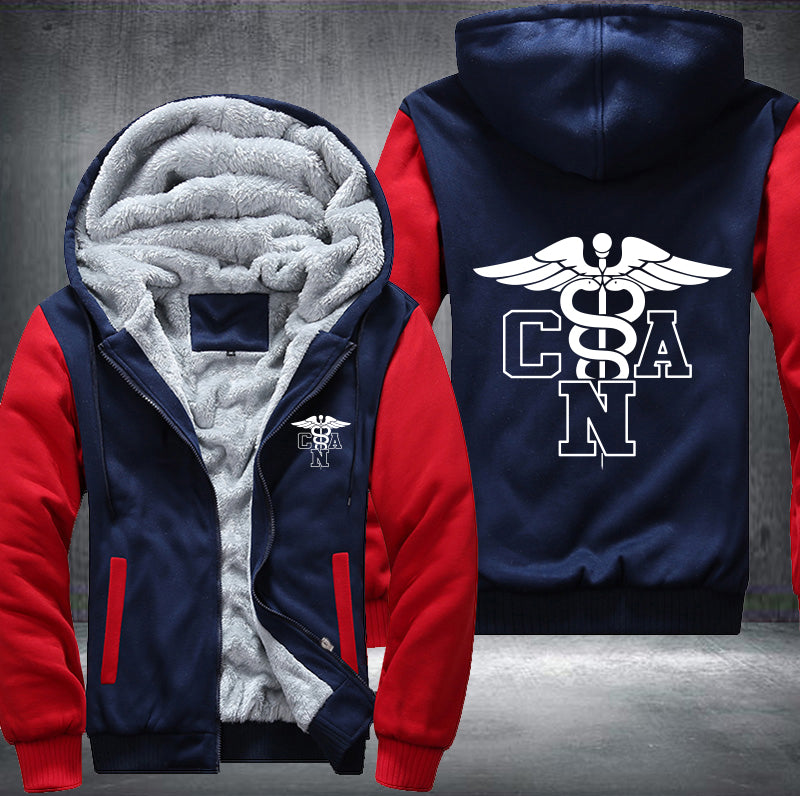 Certified nursing assistants CNA printed Fleece Hoodies Jacket