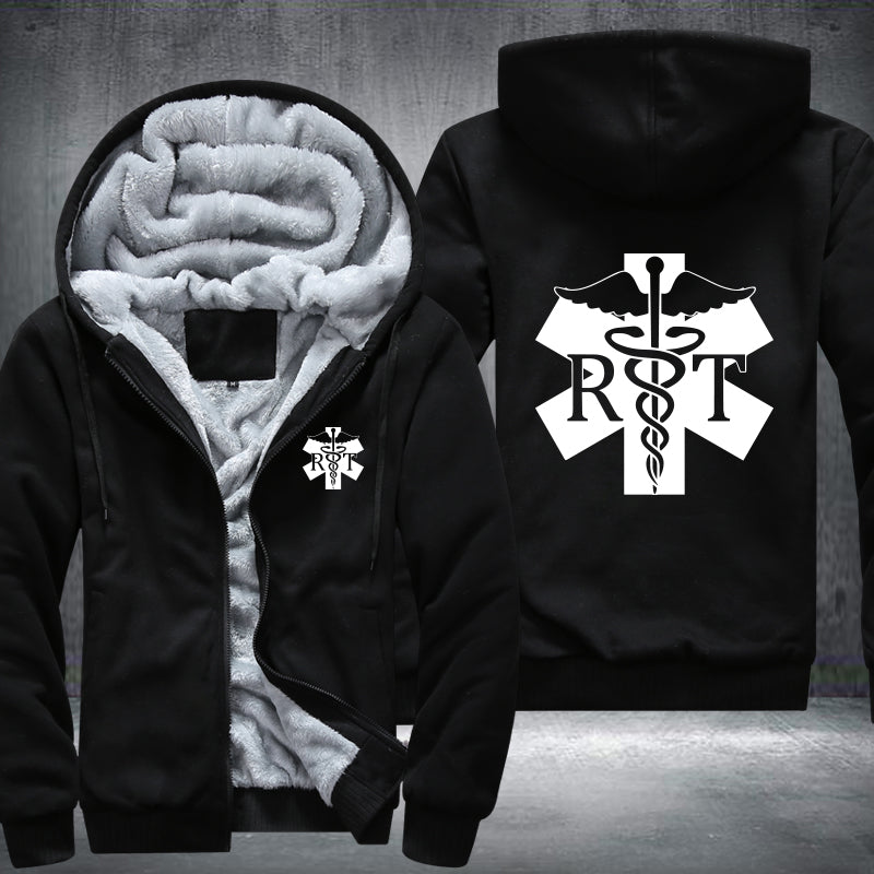 Respiratory Therapist RT printed Fleece Hoodies Jacket