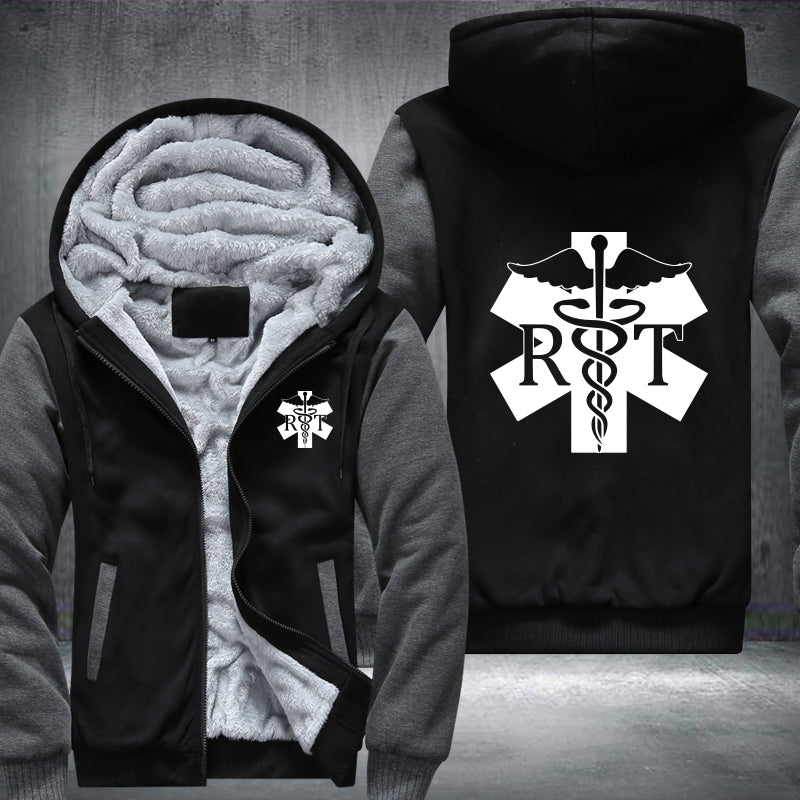 Respiratory Therapist RT printed Fleece Hoodies Jacket