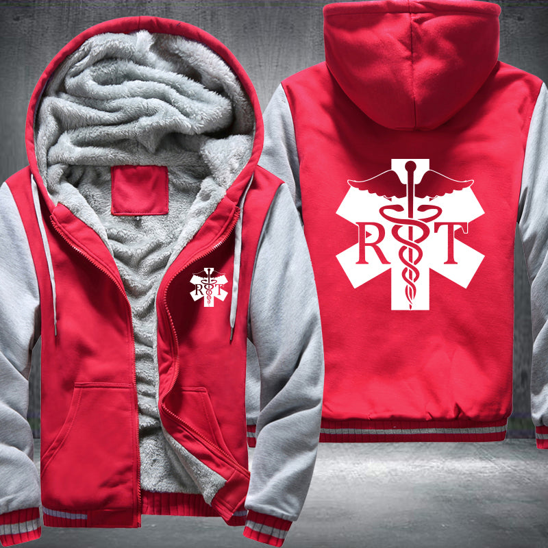 Respiratory Therapist RT printed Fleece Hoodies Jacket