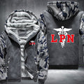 LPN Licensed Practical Nurse printed Fleece Hoodies Jacket