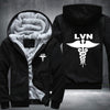 Licensed Vocational Nurse LVN printed Fleece Hoodies Jacket