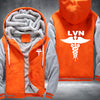 Licensed Vocational Nurse LVN printed Fleece Hoodies Jacket