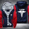 Licensed Vocational Nurse LVN printed Fleece Hoodies Jacket