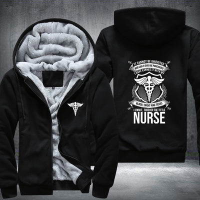 I own it forever the title nurse printed Fleece Hoodies Jacket