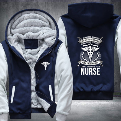 I own it forever the title nurse printed Fleece Hoodies Jacket