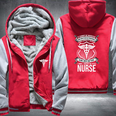 I own it forever the title nurse printed Fleece Hoodies Jacket