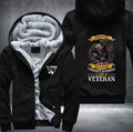 I SERVE I SACRIFICE I REGRET NOTHING I AM A VETERAN Fleece Hoodies Jacket