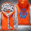 Art Face Wolf Luminous Design Fleece Hoodies Jacket
