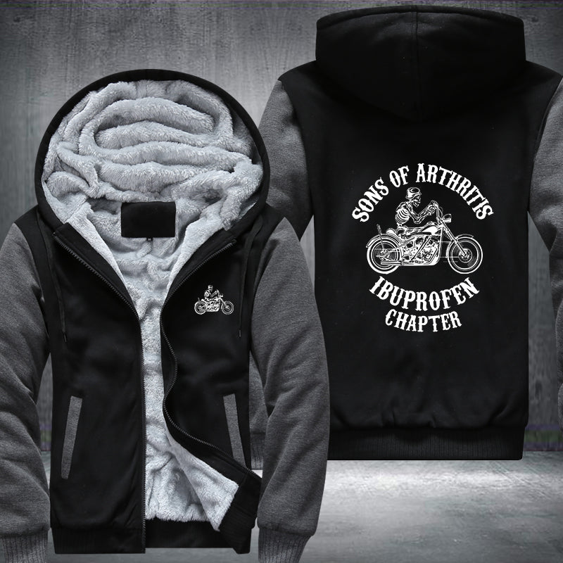 SONS OF ARTHEITIS IBUPROFEN CHAPTER Fleece Hoodies Jacket