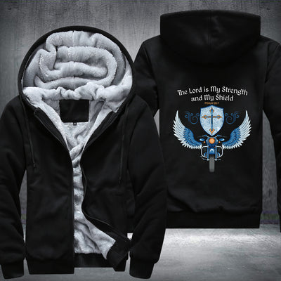 The Lord is My Strength and My Shield Fleece Hoodies Jacket