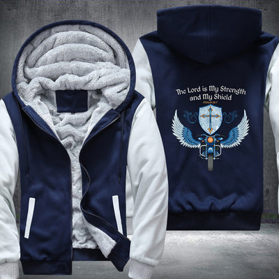 The Lord is My Strength and My Shield Fleece Hoodies Jacket