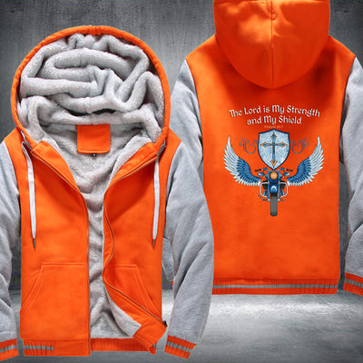 The Lord is My Strength and My Shield Fleece Hoodies Jacket