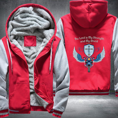 The Lord is My Strength and My Shield Fleece Hoodies Jacket