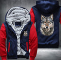 Animal Wolf Art Fleece Hoodies Jacket