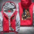 GERMAN SHEPHERD DOG design Fleece Hoodies Jacket
