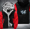 WOLF design Fleece Hoodies Jacket