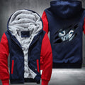 WOLF design Fleece Hoodies Jacket