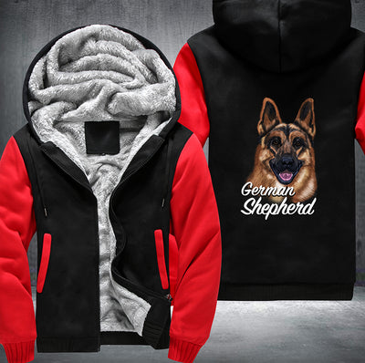 GERMAN SHEPHERD BROTHER Fleece Hoodies Jacket