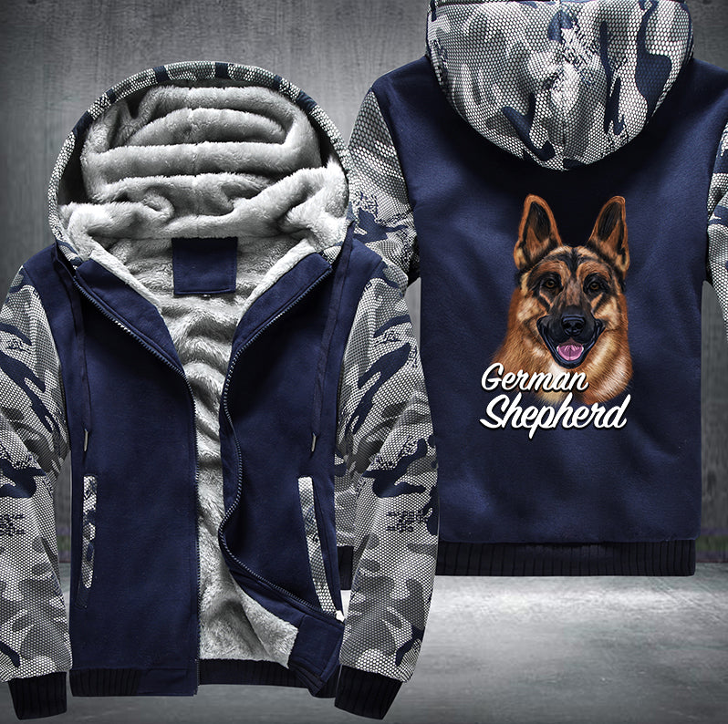 GERMAN SHEPHERD BROTHER Fleece Hoodies Jacket
