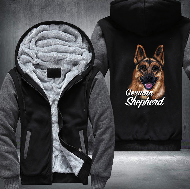 GERMAN SHEPHERD BROTHER Fleece Hoodies Jacket