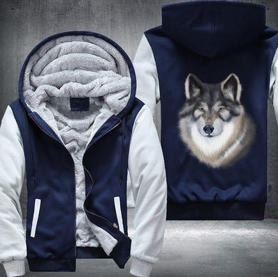 PORTRAIT Tamaskan Wolfdog Fleece Hoodies Jacket