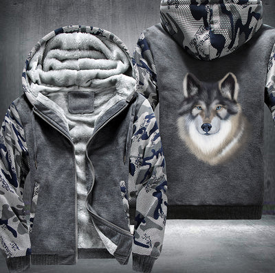 PORTRAIT Tamaskan Wolfdog Fleece Hoodies Jacket