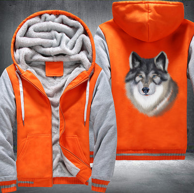 PORTRAIT Tamaskan Wolfdog Fleece Hoodies Jacket