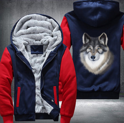 PORTRAIT Tamaskan Wolfdog Fleece Hoodies Jacket