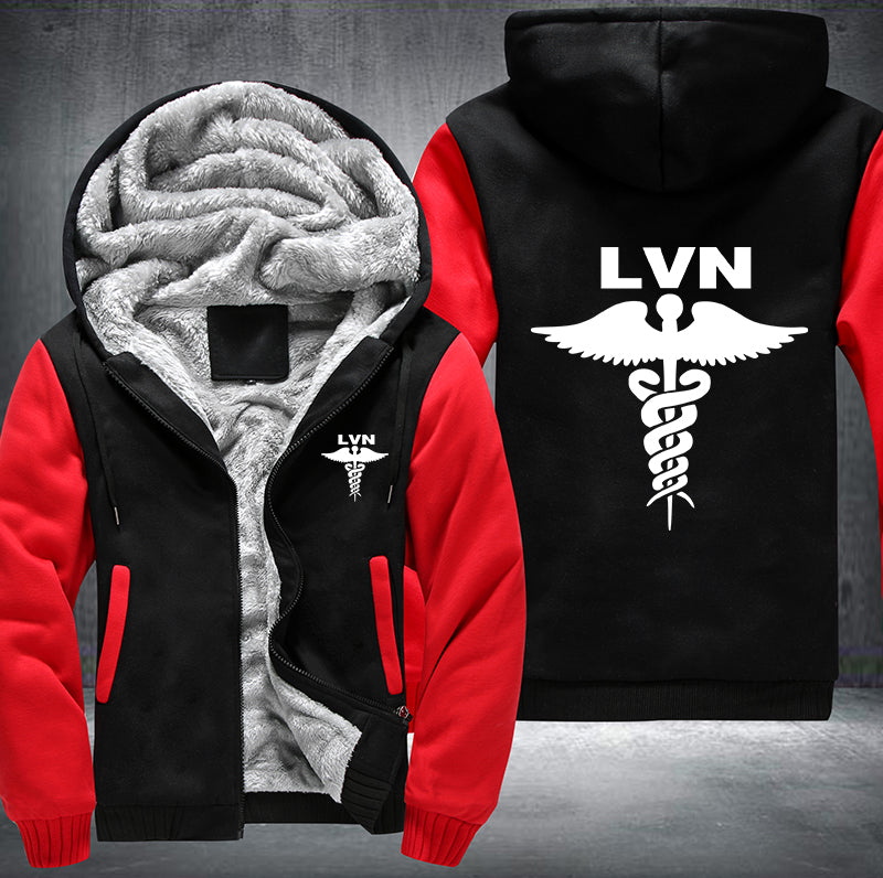 LVN - Licensed Vocational Nurse Fleece Hoodies Jacket