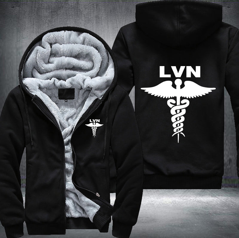 LVN - Licensed Vocational Nurse Fleece Hoodies Jacket
