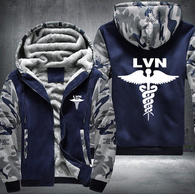 LVN - Licensed Vocational Nurse Fleece Hoodies Jacket