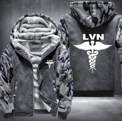 LVN - Licensed Vocational Nurse Fleece Hoodies Jacket