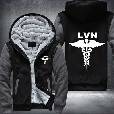 LVN - Licensed Vocational Nurse Fleece Hoodies Jacket