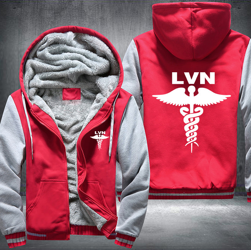 LVN - Licensed Vocational Nurse Fleece Hoodies Jacket